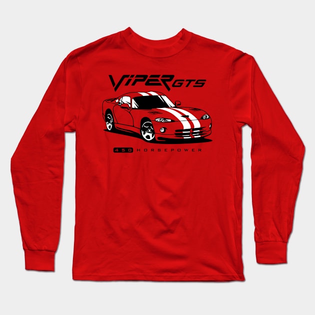 Dodge Viper GTS Long Sleeve T-Shirt by celengan